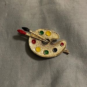 Paint Palette Pin